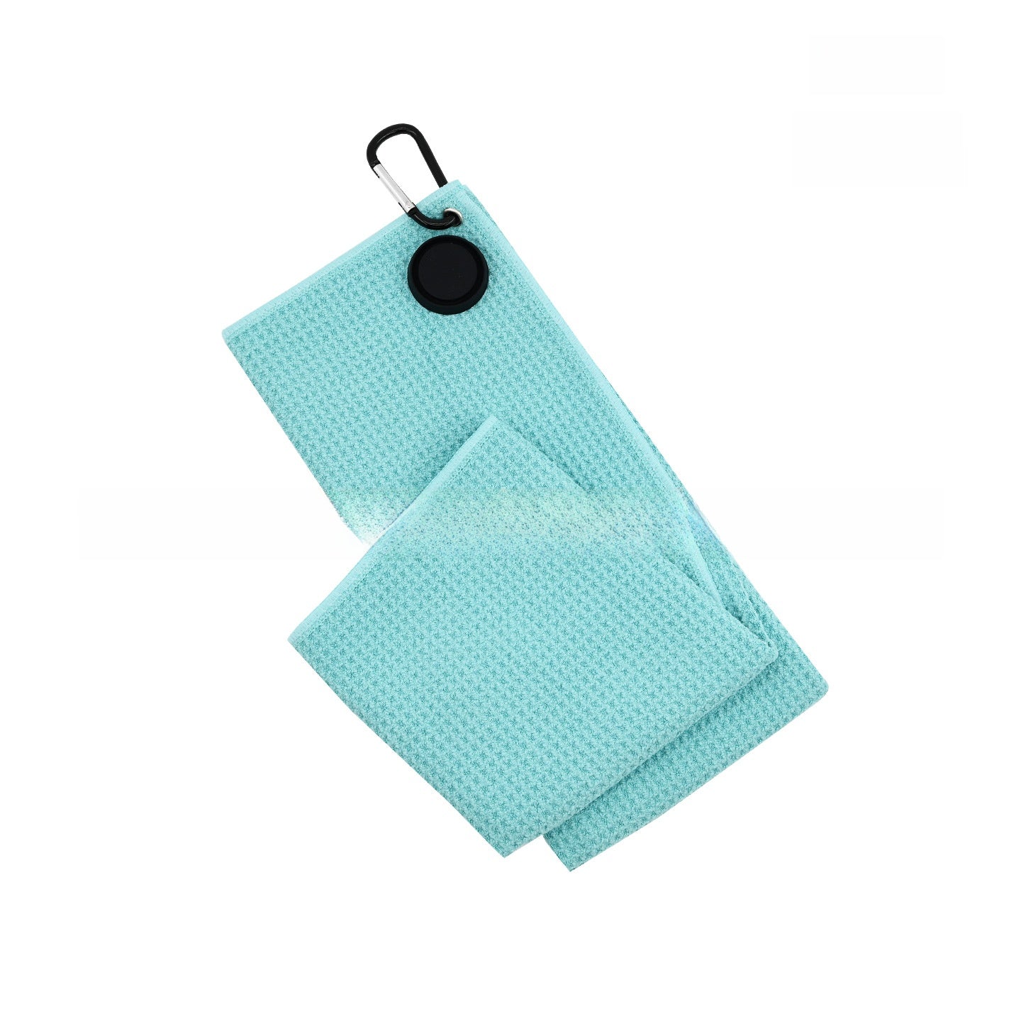Magnetic Microfiber Golf Towel with Waffle Pattern