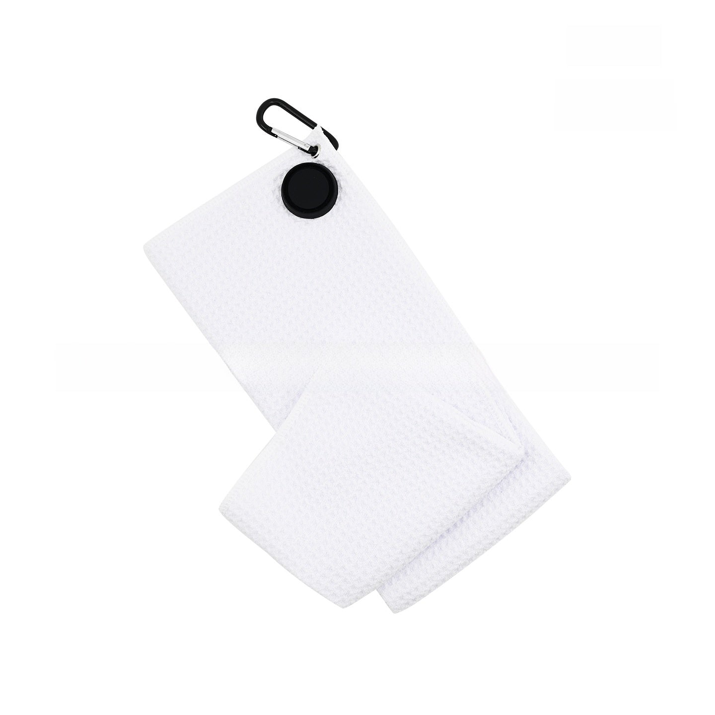 Magnetic Microfiber Golf Towel with Waffle Pattern