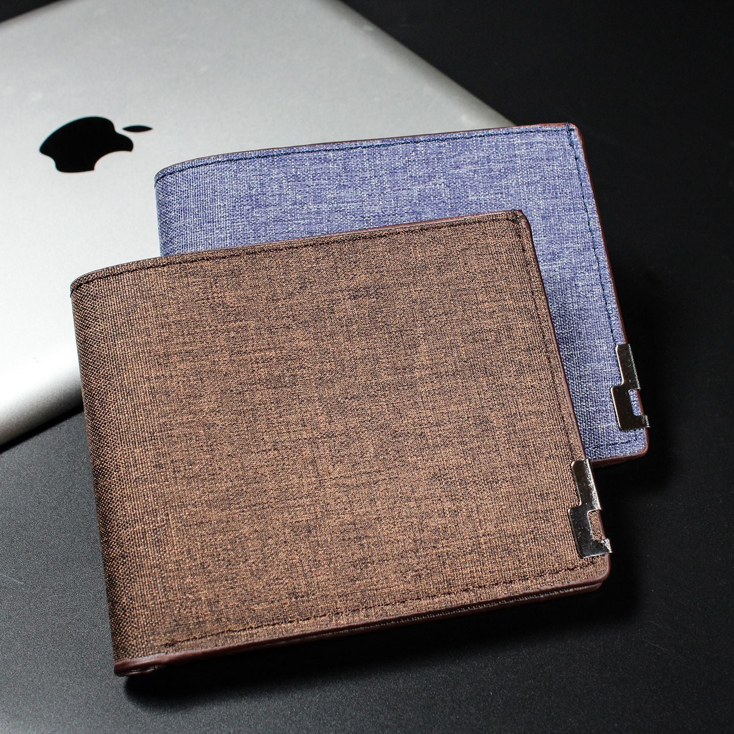 Mens Short Canvas Wallet