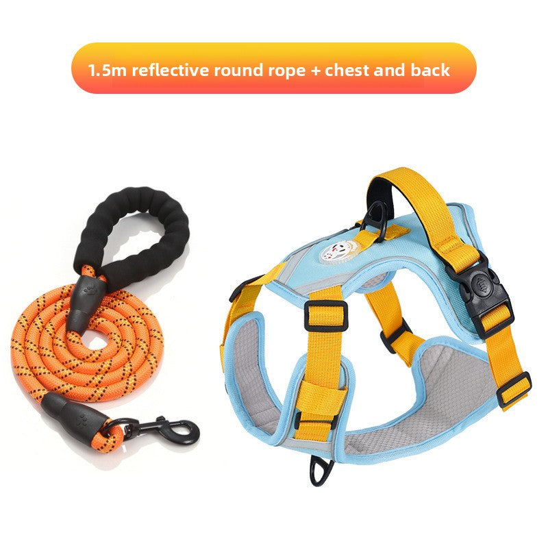 Large Dog Harness Anti-Pull Vest Breathable Pet Supplies