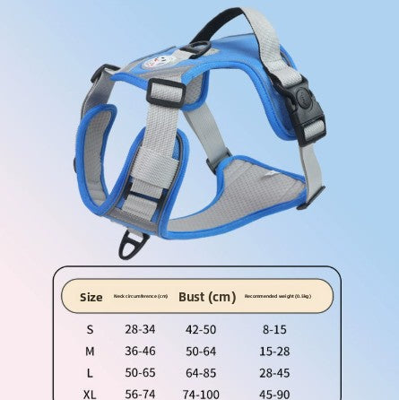 Large Dog Harness Anti-Pull Vest Breathable Pet Supplies